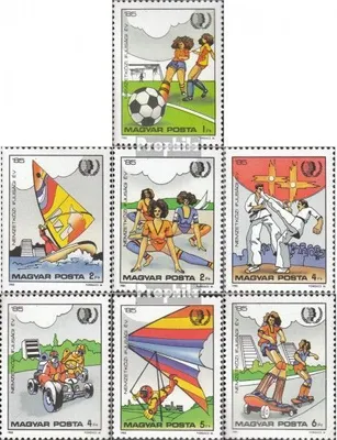 Produktbild von Briefmarken Ungarn 1985 Mi 3751A-3757A (kompl.Ausg.) postfrisch Sportarten