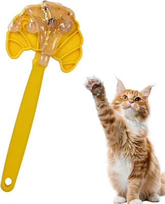 Produktbild von Hundeleckspielzeug aus weichem Silikon | Leckstab für Katzen, Welpen und Hunde zum Spielen im Haus, für Training, Unterhaltung, gegen Langeweile und zur geistigen Beschäftigung