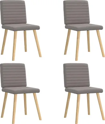 Produktbild von Esszimmerstühle 4 Stk. Taupe Stoff
