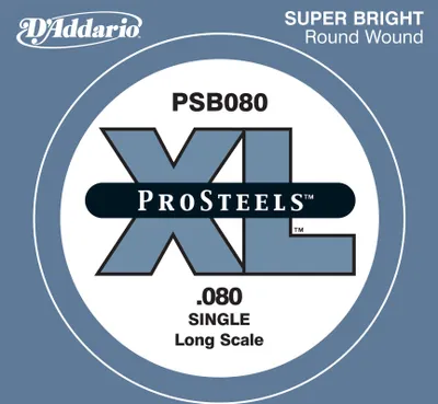 Produktbild von D'Addario PSB080 Einzelsaite für E-Bass