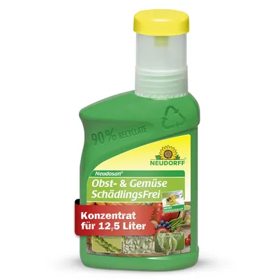 Produktbild von Neudorff Neudosan Obst- & GemüseSchädlingsFrei 250ml Konzentrat bekämpft Blattläuse, weiße Fliegen und Spinnmilben