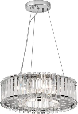 Produktbild von Elstead Crystal Skye LED Hängeleuchte G9 6-fach Chrom