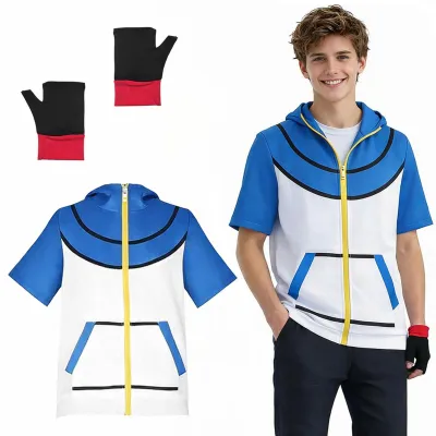 Imagen del producto de Conjunto de disfraz de anime y cosplay con sudadera con capucha para adultos