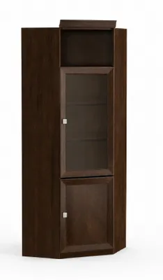 Image de Vitrine d'angle Armoire de collectionneur Vitrine d'étagère