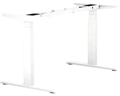 Produktbild von Tischgestell E-MORE 3-stufig elektrisch höhenverstellbar 640-1290 mm weiß 2 Motoren