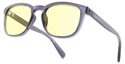 Produktbild von GUNNAR Gaming- und Computerbrille - Oakland - Rahmenfarbe: Crystal Dusk - Glastönung: Amber (blockiert 65 % Blaulicht & 100 % UV-Licht) - GUNNAR Focus - Blaulichtfilter-Brille