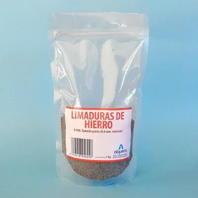 Eisenfeilspäne, Nenngröße 0,4 mm, 1 kg, grau