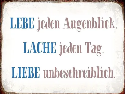 Produktbild von vianmo Holzschild 30x40 cm liebe lache jeden Tag