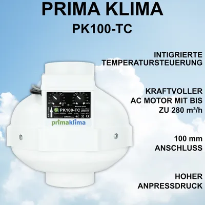 Produktbild von Prima Klima PK100-TC AC bis 280 m³/h mit 100 mm Anschluss