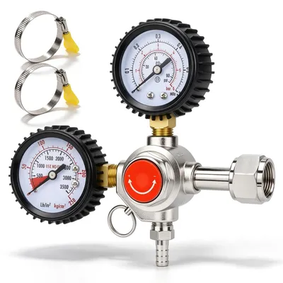 CO2-Druckregler W21.8 mit Doppelmanometer für Bierzapfanlage