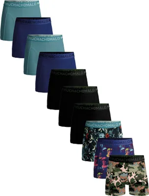 Produktbild von Muchachomalo Herren Boxershorts – 10er Pack – Baumwolle Stretch – Bequeme Unterwäsche – Größe M - U-OUTLT1010-197-DP