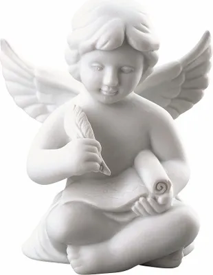 Imagen del producto de Rosenthal Engel m.Schriftrolle Engel klein Weiss matt Porzellan Weiß  69054-000102-90536