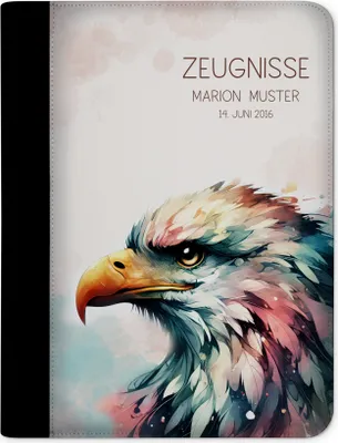 Produktbild von Zeugnismappe, Dokumentenmappe, Ordner A4, mit Klarsichthüllen