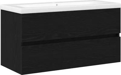 Immagine prodotto di vidaXL Mobiletto nero effetto rovere 90 x 39 x 62 cm
