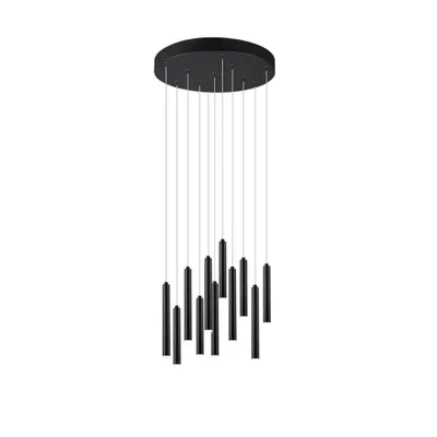 Obrázek produktu pro LED lustr Trio Tubular 11x2,5 W 11x350 lm 3000 K černý stmívatelný