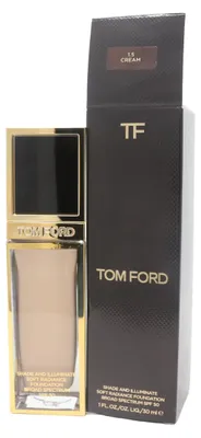 Produktbild von TOM FORD Shade And Illuminate Soft Radiance Foundation SPF50, Pumpenflasche, Creme, normale Haut, Nährend, Cool Dusk, Strahlend