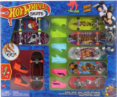 Obrázek produktu pro Hot Wheels 8ks fingerboard a boty HMY19