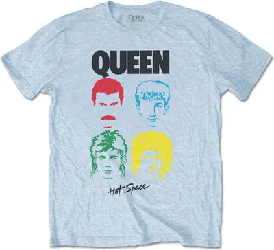 Produktbild von Queen Hot Space Album Light Blue M T-Shirt