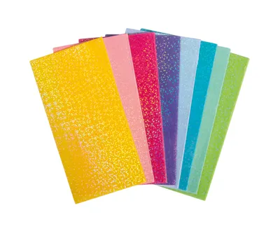Produktbild von Verzierwachsplatten "Glimmer bunt"