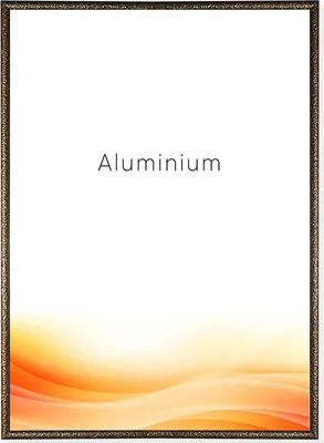Produktbild von RAWWEST.BIS Alu Bilderrahmen 35x100 cm mit Plexi Rahmen für Bilder und Poster, Antikkupfer