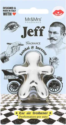 Zdjęcie produktu dla Mr&Mrs Fragrance Jeff Sandal & Incense Zapach do samochodu