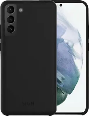 Image de Coque en silicone liquide pour Samsung Galaxy S21 - Noir