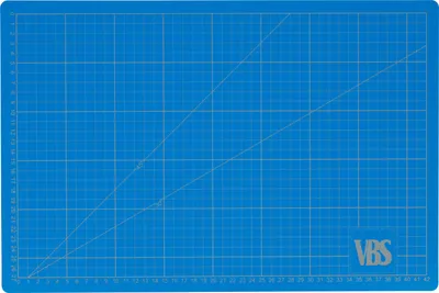 Produktbild von VBS Schneidematte "Profi", blau 45 x 30 x 0,3 cm