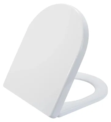 Obrázek produktu pro CERANO - WC sedátko se zpomalovacím mechanismem Gabineto - bílá lesklá - 35,9x5x46,4 cm