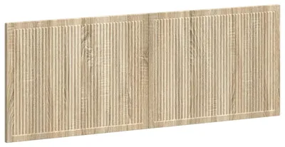 Image de vidaXL Tête de lit murale en bois imitation chêne Sonoma