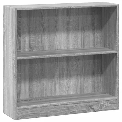 Obrázek produktu pro vidaXL Knihovna Grey Sonoma 80x24x76cm Materiál na bázi dřeva