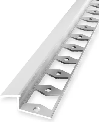 Produktbild von Rampenprofil Anpassungsprofil 10 x 13 x 2500 mm Ausgleichsprofil Einfasshöhe 6 - 10 mm Aluminium Geschlossen Gestanzt Alu Natur Küberit