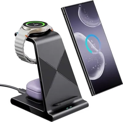 Immagine prodotto di Caricabatterie rapido wireless da tavolo per cellulare Ultra