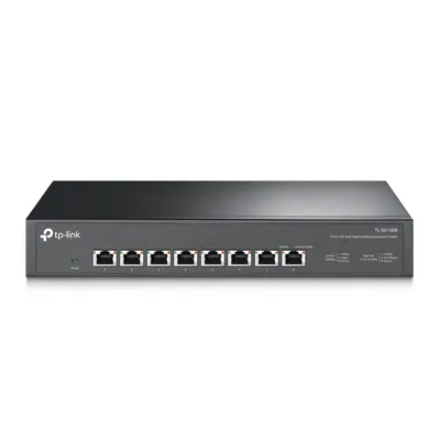 Produktbild von TP-Link TL-SX1008 V1 - Switch - Desktop, an Rack montierbar