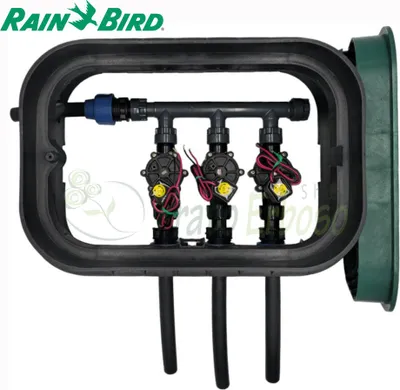 Produktbild von PA-DV-3-9V - 1" 3-Zonen-Ventilkasten mit Rain Bird Komponenten