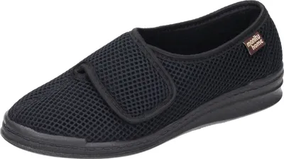 Produktbild von Manitu-Home Damen Damenhausschuh flach Schuhe schwarz
