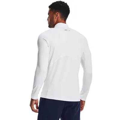 Obrázek produktu pro Under Armour ColdGear Fitted, Dospělý, Muži, Bílá, Top, základní vrstva, Jednobarevný, White / Black - 100