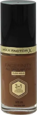 Produktbild von Max Factor Facefinity 3 In 1 Primer, Concealer And Foundation Spf20 100 Suntan 30ml