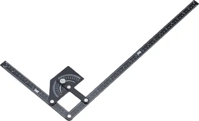 Image de Sondeur d'angle Prospracteur 0 à 180 degrés Acier inoxydable -Outil de mesure pour le travail du bois