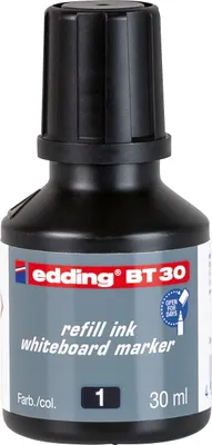 Image de edding BT 30 Marqueur pour tableau blanc Encre de recharge noire 30 ml