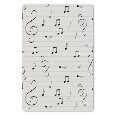Produktbild von MuchoWow® Mauspad Mousepad Noten - Muster - Musik 18x27 cm - Mousepads - Maus Mat - Pad - Mausunterlage