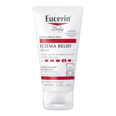 Produktbild von Eucerin Baby Eczema Relief Körpercreme, Beruhigt Trockene, Juckende und Gereizte Haut, 5.0 oz. 141 g