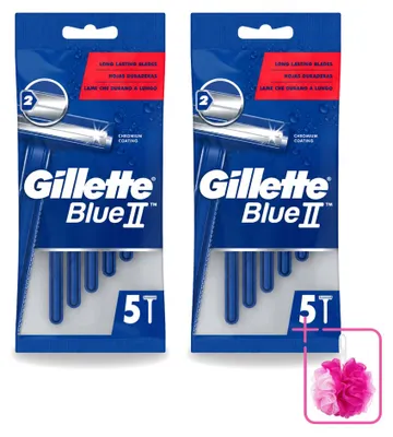 Immagine prodotto di 2 rasoi usa e getta Gillette Blue II - confezione risparmio - 2 pezzi
