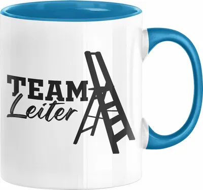 Produktbild von Team-Leiter Chef Geschenk Lustig Tasse für Chef vom Team Abteilungsleiter (Blau)