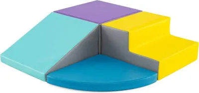 Produktbild von DREAMADE 4-teiliges Kletterspielzeug für Kleinkinder, weiche Kletterblöcke mit hochdichtem EPE-Schaum, Schaumstoffbausteine