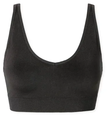 Immagine prodotto di Reggiseno senza ferretto con imbottiture removibili Schiesser da donna - Classic Seamless - nero - taglia 3XL