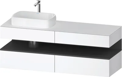 Produktbild von DURAVIT QA4777049180010 QTG KWTU WH Ek. 1600x550x600 Wß Mt. H
