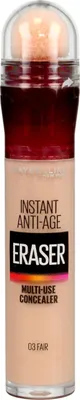 Produktbild von Maybelline Instant Anti-Age Eraser, Licht, 6,8 ml, Kühl, Hautalterung, Mischhaut, trockene Haut, normale Haut, ölige Haut, Universalhülle, Sehr trockene..., Antiaugenringe, Anti-Müdigkeit, Anti-Falten, Feuchtigkeitsspendend, Fair