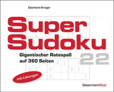 Obrázek produktu pro Supersudoku 22 (5 Exemplare à 3,99 EUR)
