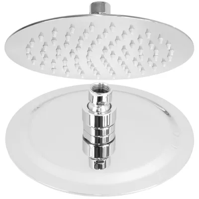 Produktbild von Regendusche, Edelstahl Duschkopf mit Antikalk Düsen, 200 mm Durchmesser, komfortabler Wasserfluss