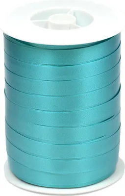 Produktbild von Geschenkband Ringelband 10mm x 250m Rolle Türkis